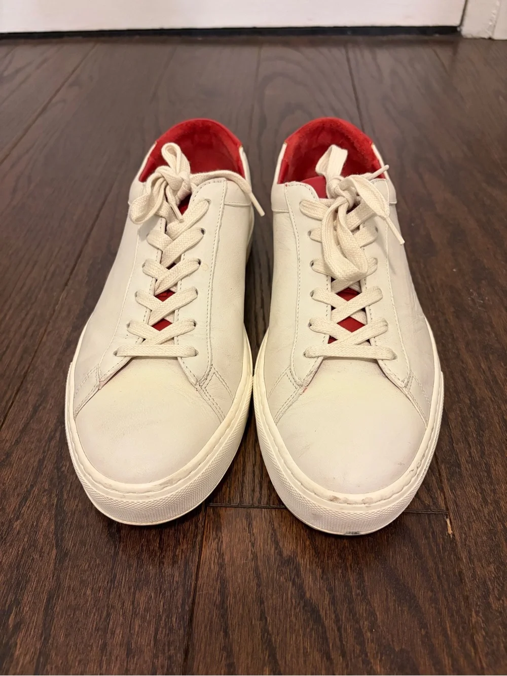 Koio Capri White Leather Sneaker - Lunar New Year, Year of the Dragon